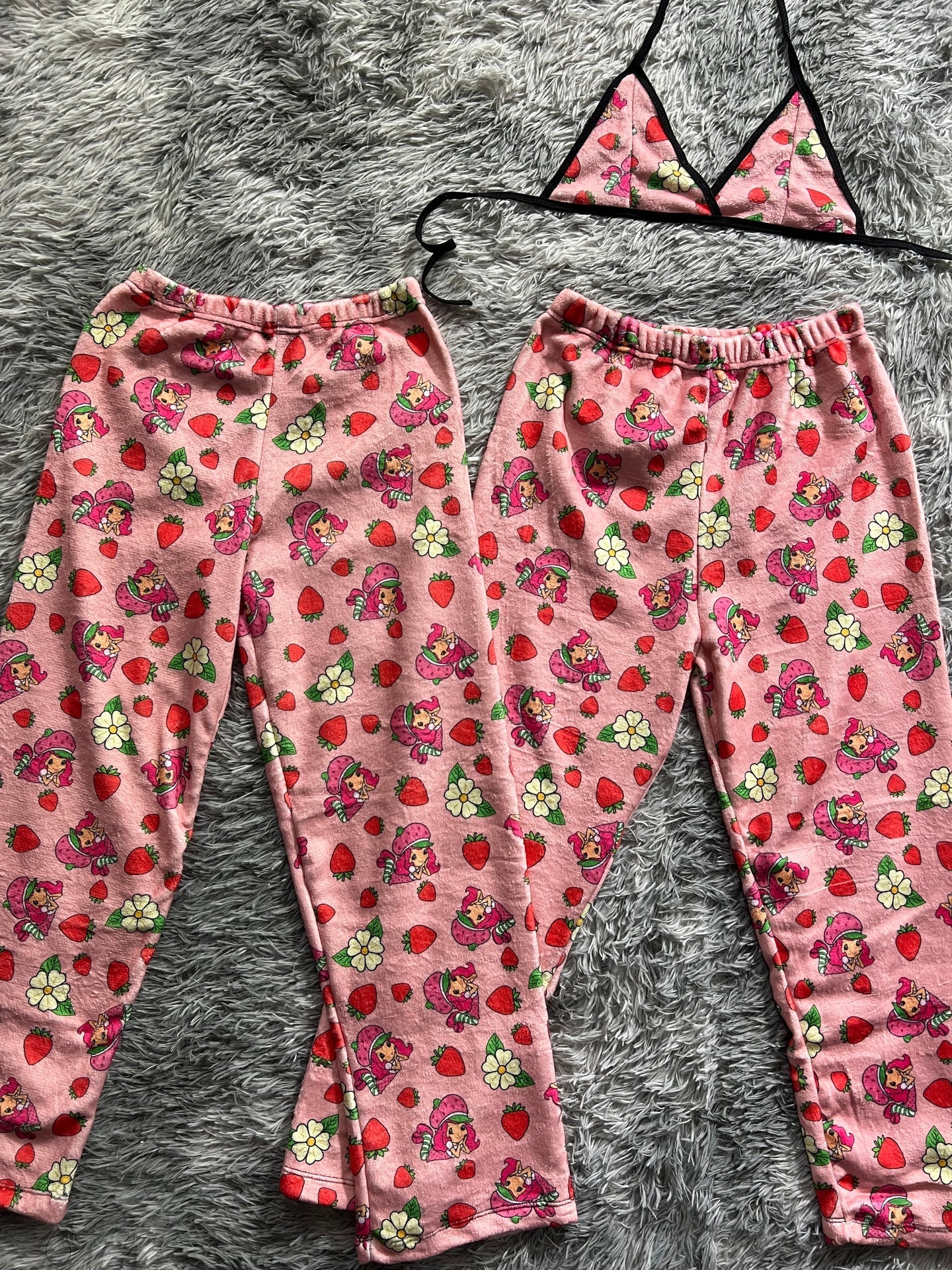 Strawberry Shortcake Matching Plushie PJs - Fundies