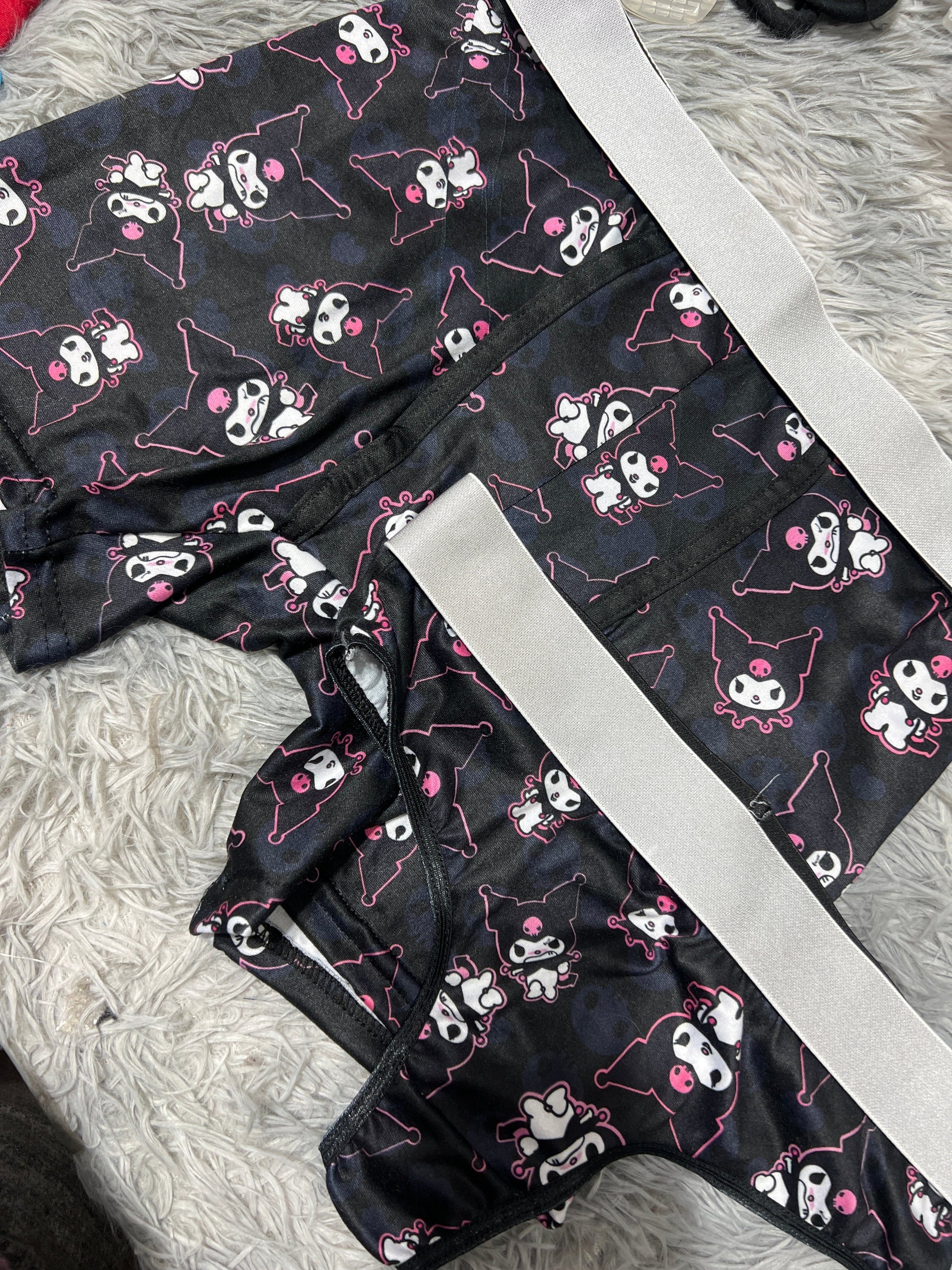 Kuromi Angry Duo Boxer One-size With Thong - Fundies