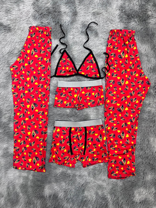 Deadpool X Wolwerine 5 Piece PJ - Fundies