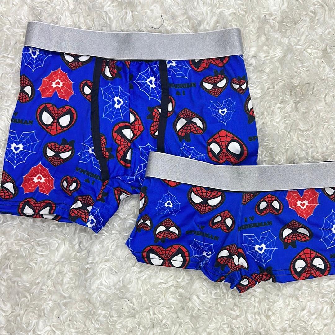 spider man blue heart 5 pcs pajama duo - Fundies