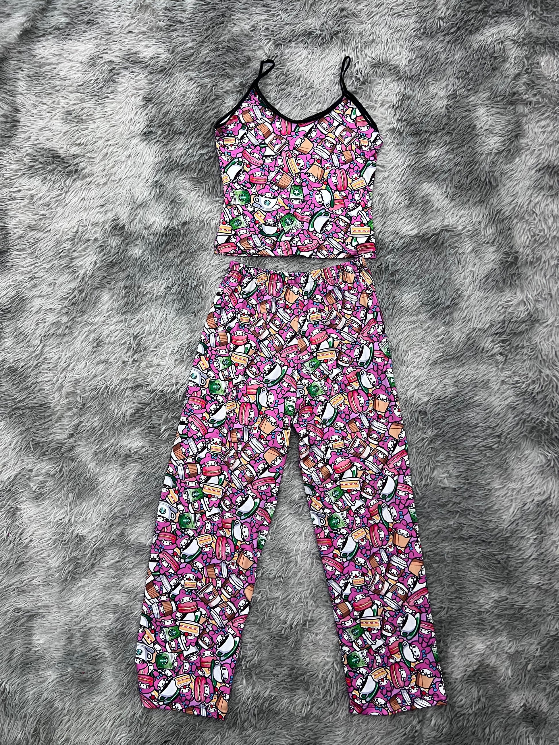 My Melody With Comida Women's Pajama Set - Fundies