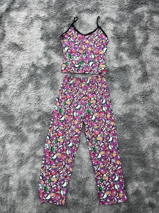 My Melody With Comida Women's Pajama Set - Fundies