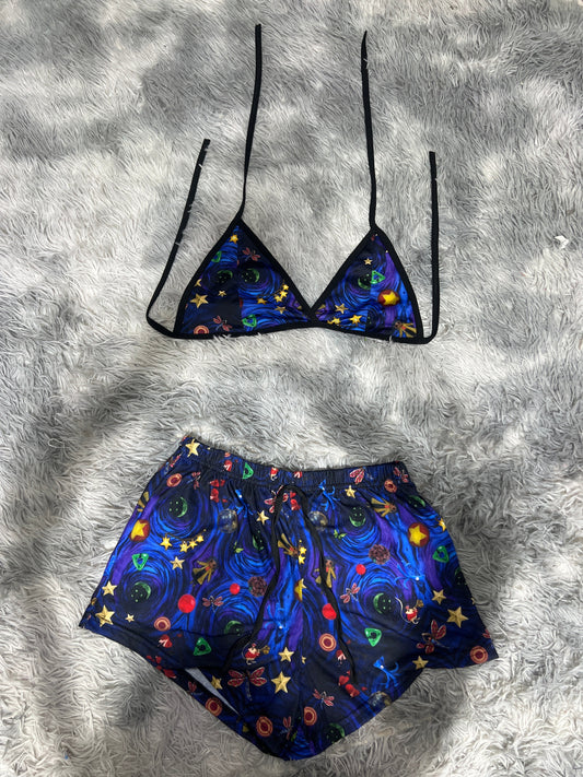 Coraline And Puerta Secreta Matching Top & Short