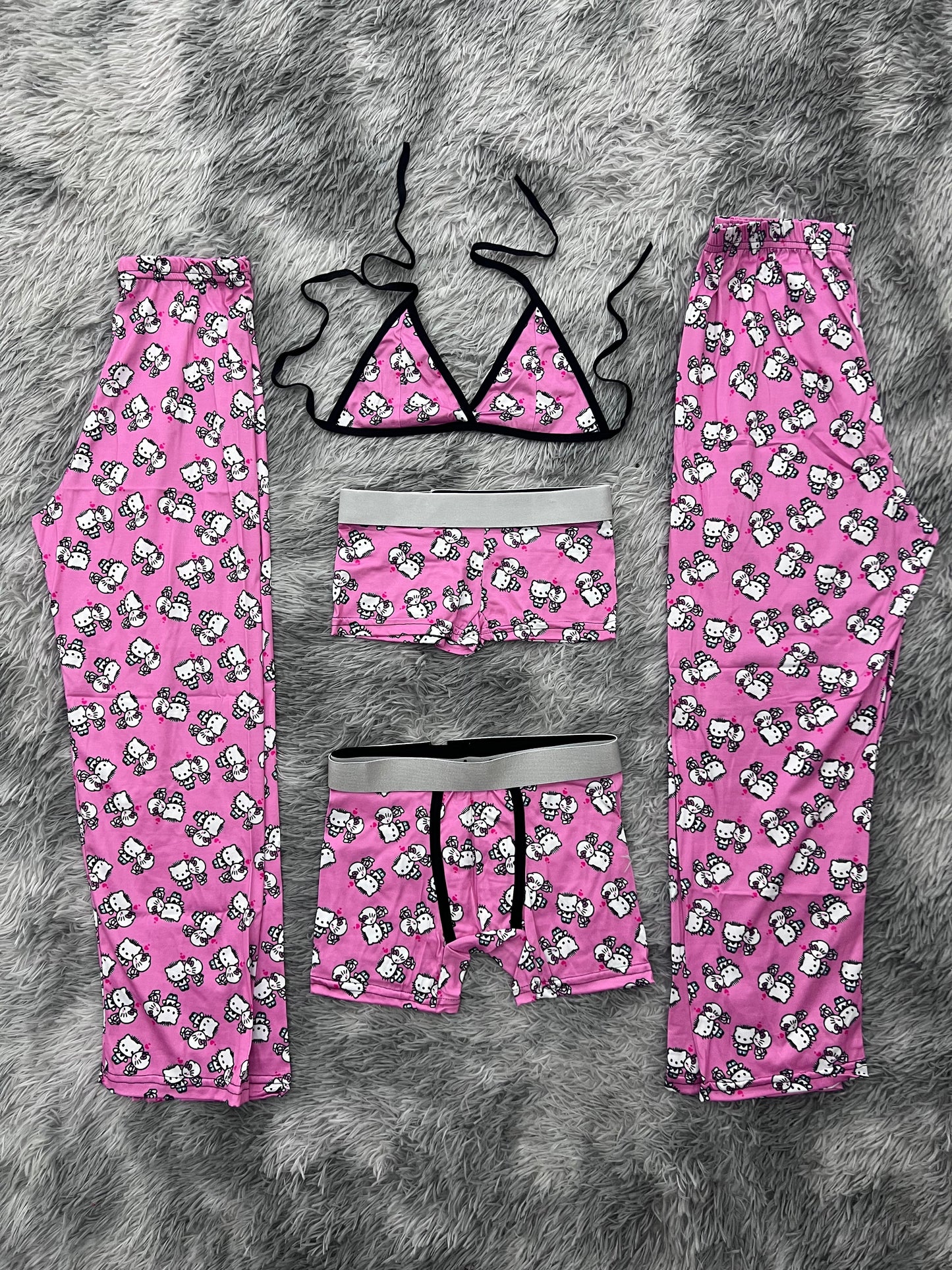 Hello Kitty And Daniel 5 Piece PJ - Fundies
