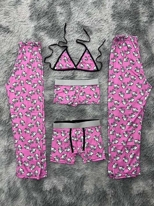 Hello Kitty And Daniel 5 Piece PJ - Fundies