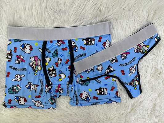 Hello kitty sanrio couples matching underwear