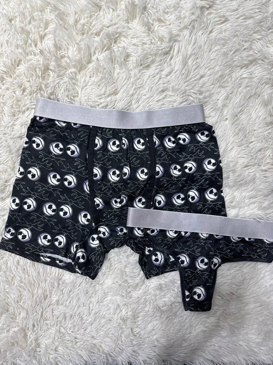 Jack Background Black Duo Boxer With Thong - Fundies