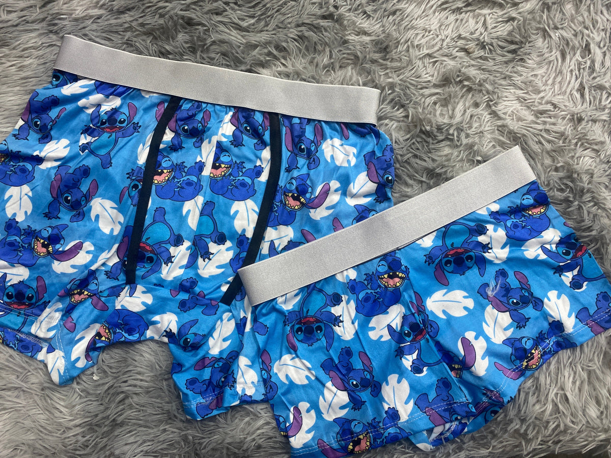 Stitc Palm Blue Background Duo With Thong