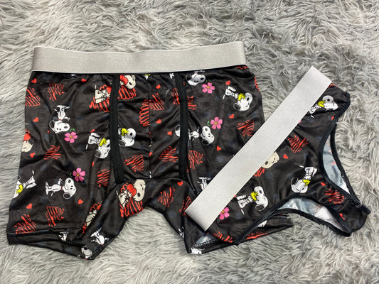Snoopy With A Flower Duo One-size Thong - Fundies