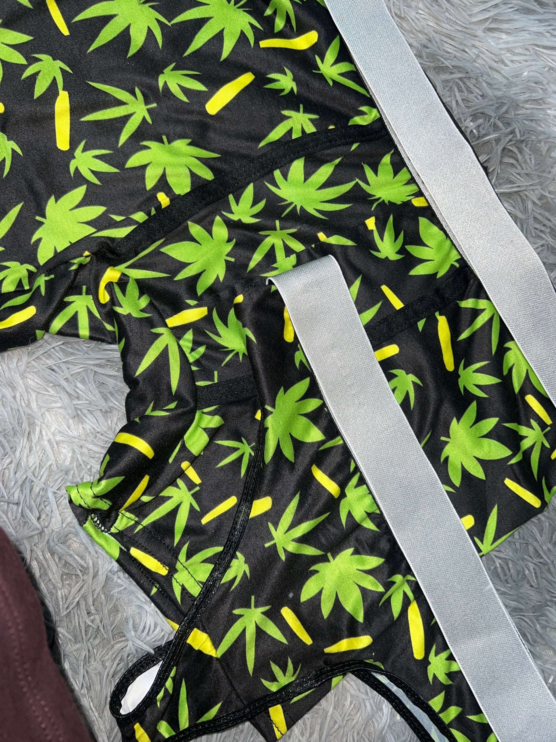 Plant Green Duo One Size Boxer With Thong - Fundies