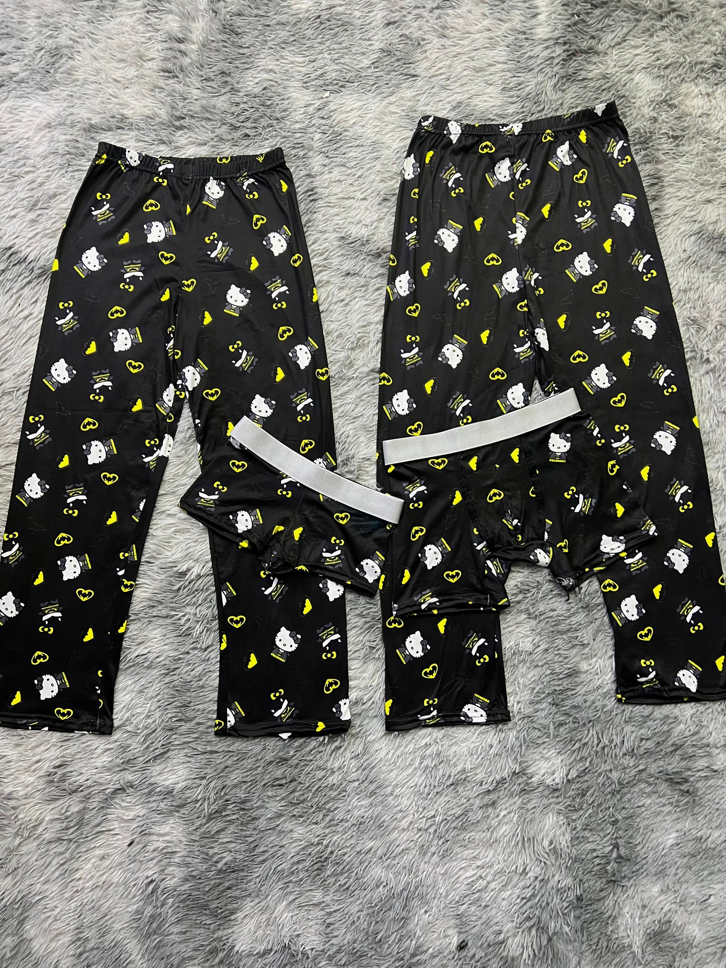 Hello Kitty Batman Print 5 piece pajama set 🐱🦇