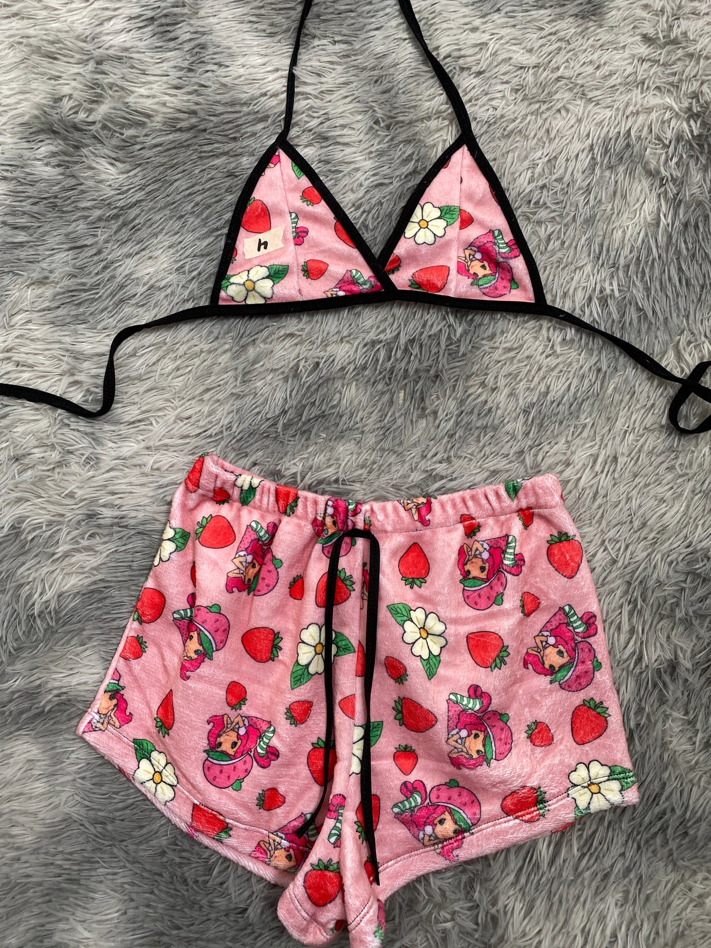 Strawberry Shortcake Plush Top & Shorts Set