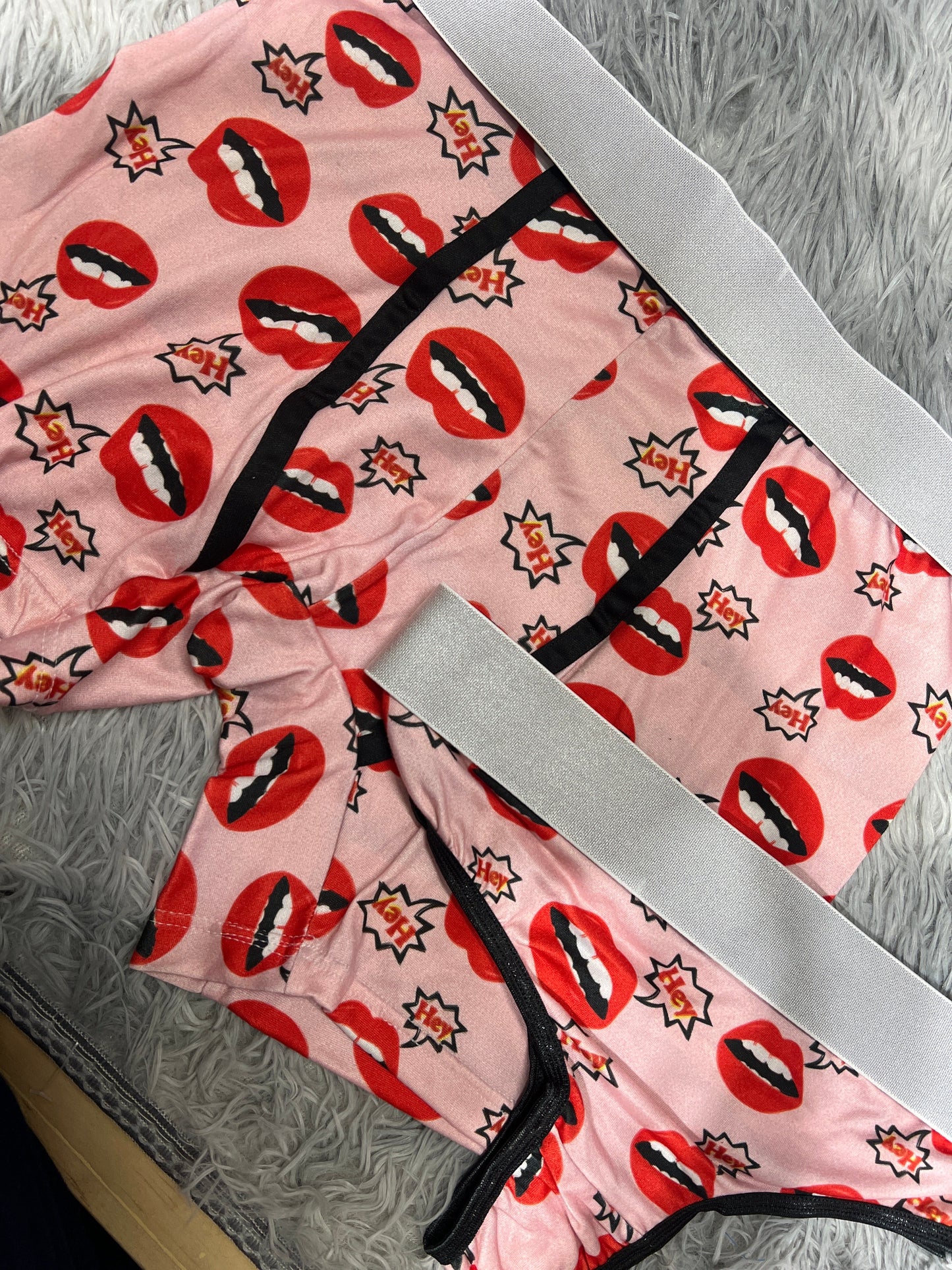 Mouth Boxer One-size With Thong - Fundies