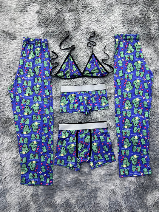 Dinos Love 5 Piece PJ - Fundies