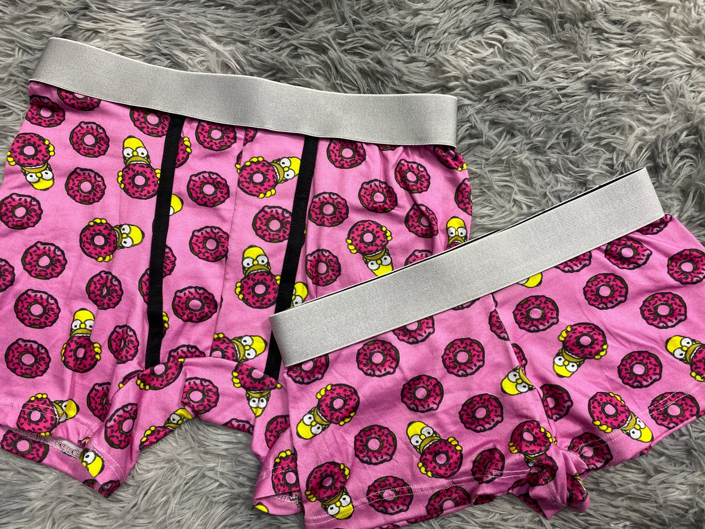 Homer Donuts Pink Matching Boxers - Fundies