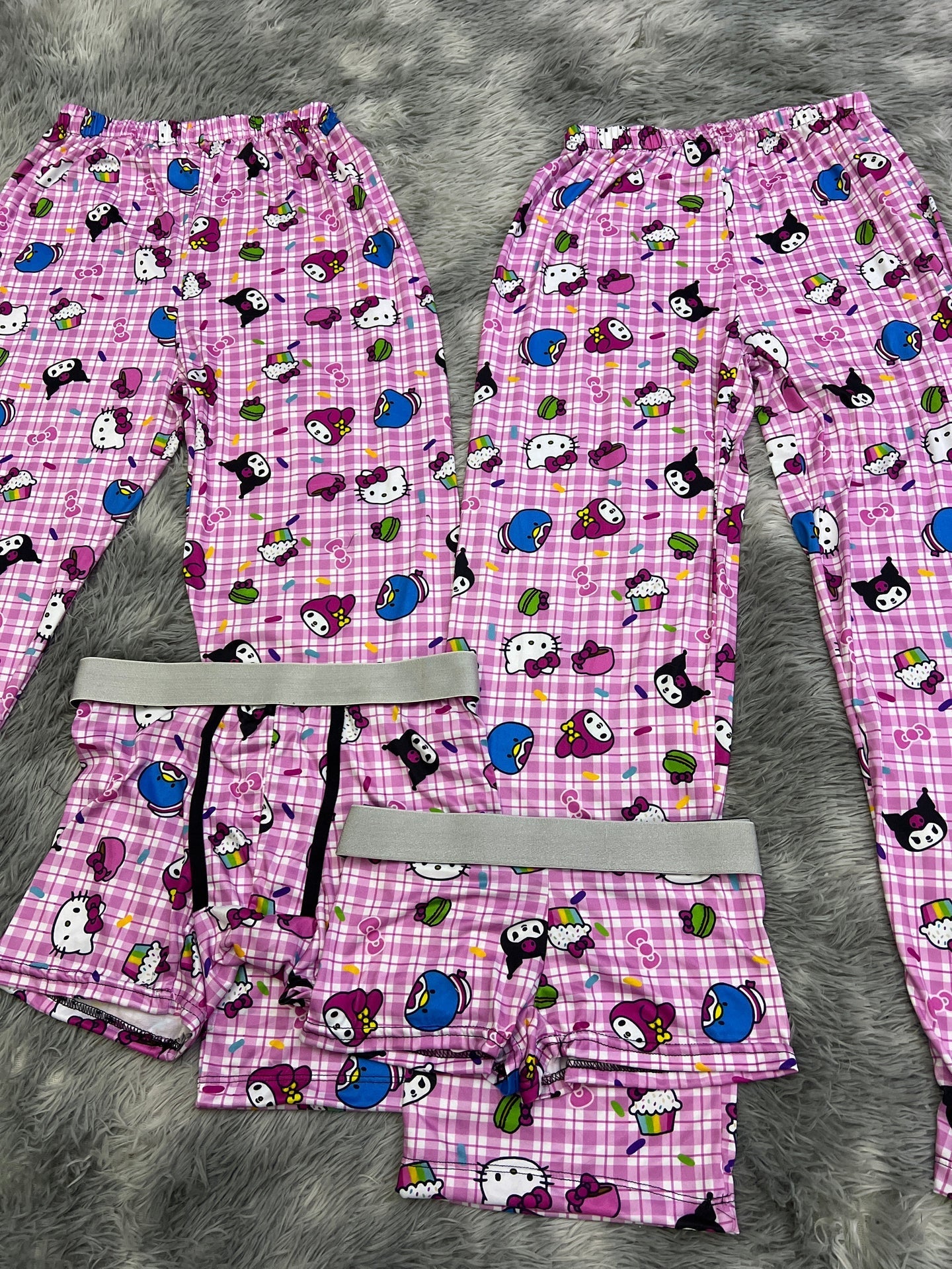 Sanrio Squares 5 Piece PJ - Fundies