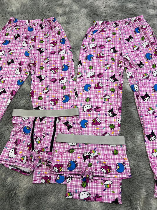 Sanrio Squares 5 Piece PJ - Fundies