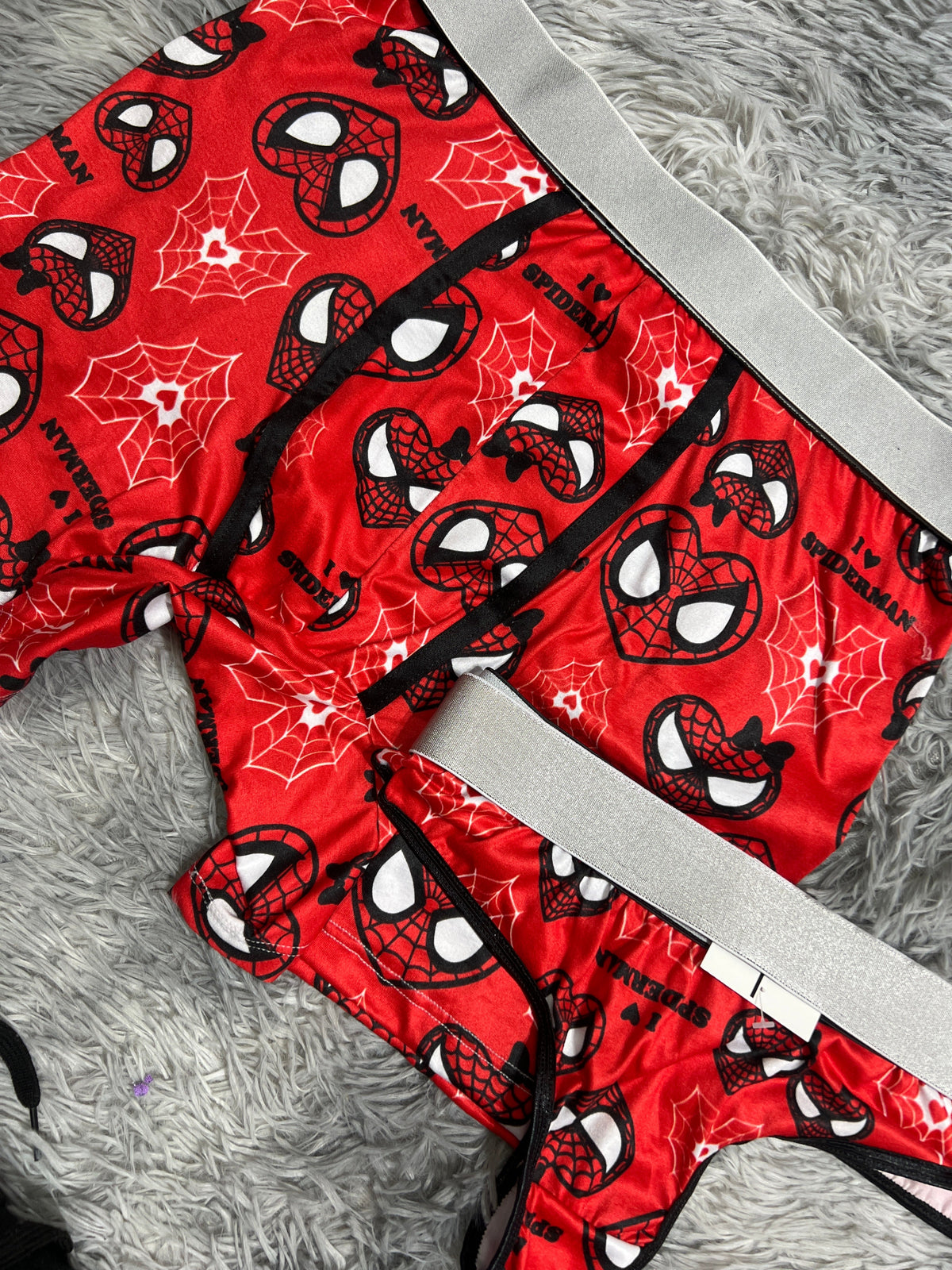 Spider Kitty Red Duo With Thong