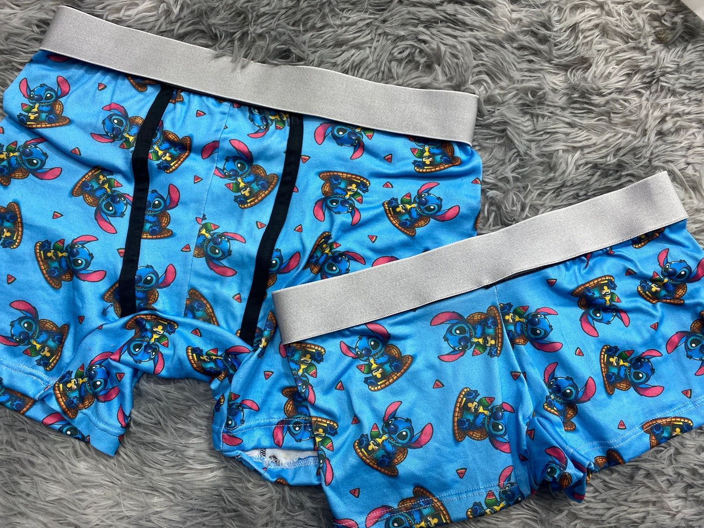 Stitch With Watermelon Matching Boxers - Fundies