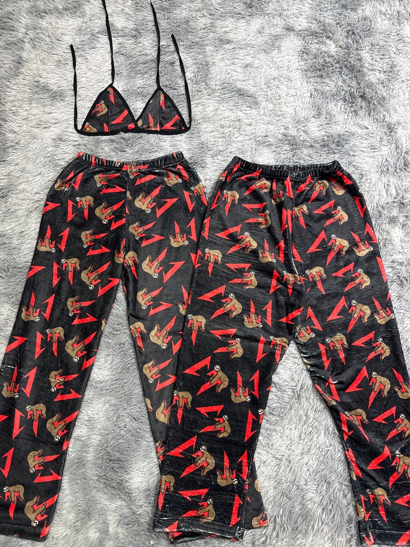 CT Black And Red Matching Plushie PJs - Fundies