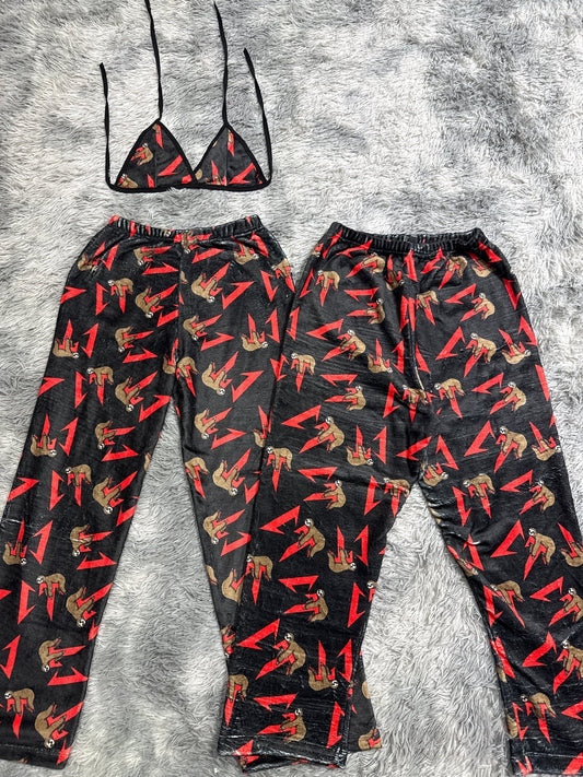 CT Black And Red Matching Plushie PJs - Fundies
