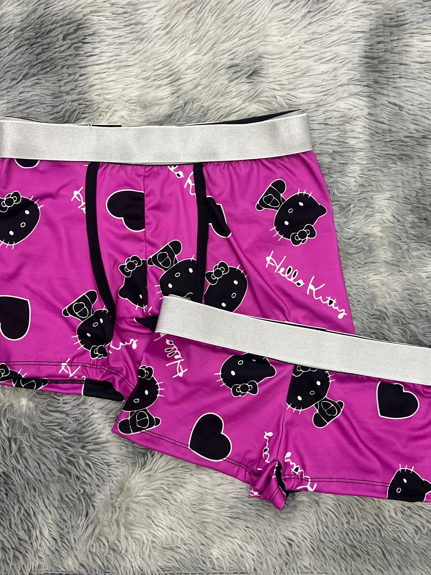 Hello kitty black and pink 5 pcs pajama duo