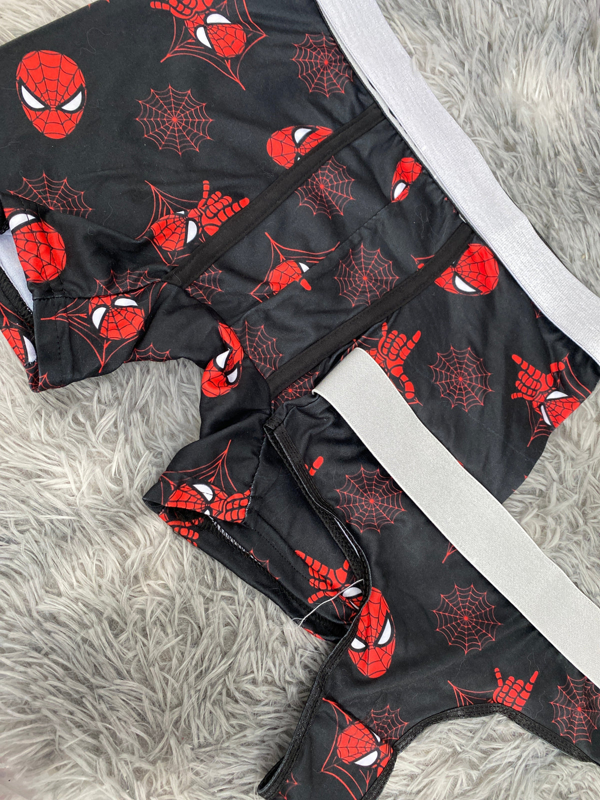 Spider-Man Webs Red Duo With Thong