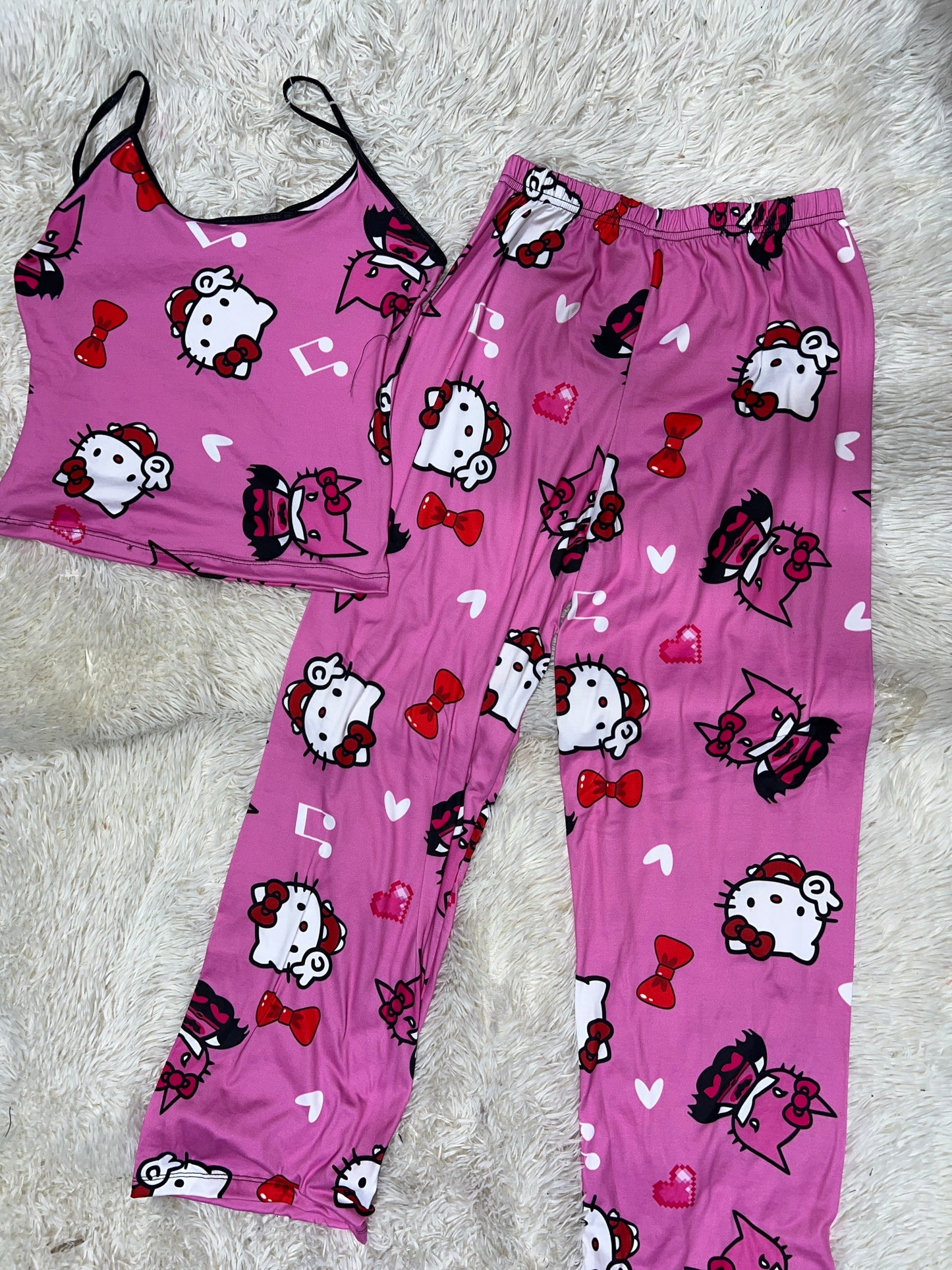 Hello Kitty And Batman Women's Pajama Set - Fundies