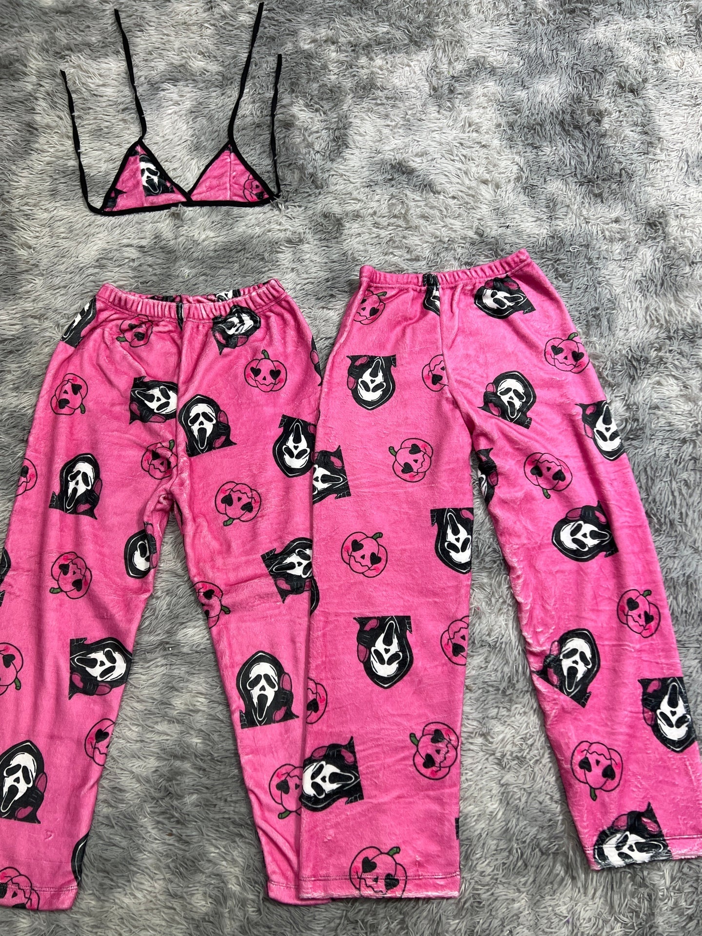 Scream Pink Matching Plushie PJs - Fundies