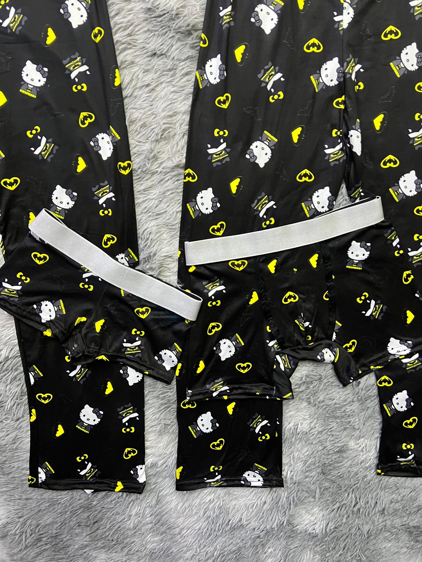 Hello Kitty Batman Print 5 piece pajama set 🐱🦇