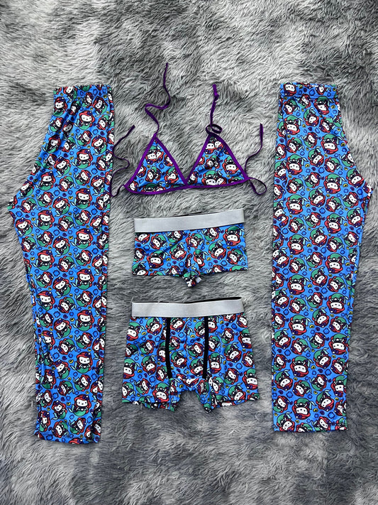 Hello Kitty Little Mermaid 5 Piece PJ - Fundies