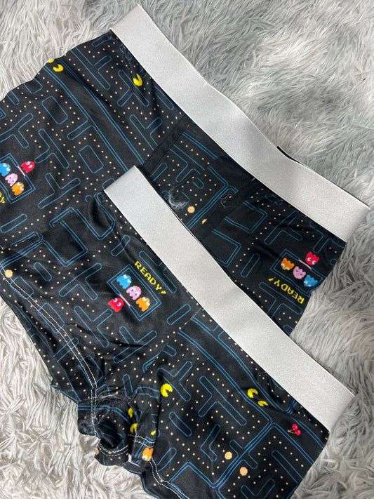 Map Of Pac-Man Matching Boxers - Fundies