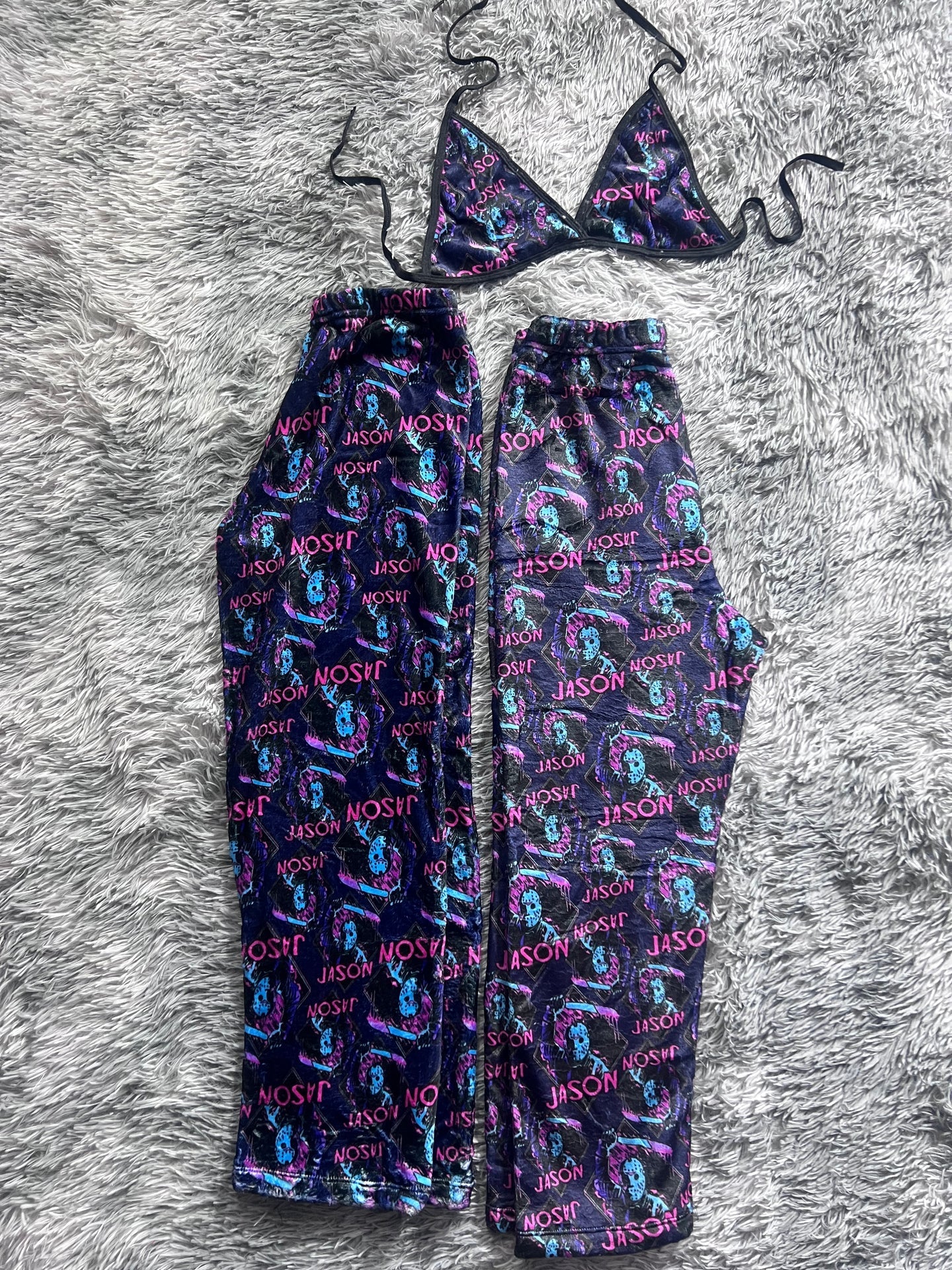 Jason Colorful Hallowen Matching Plushie PJs - Fundies