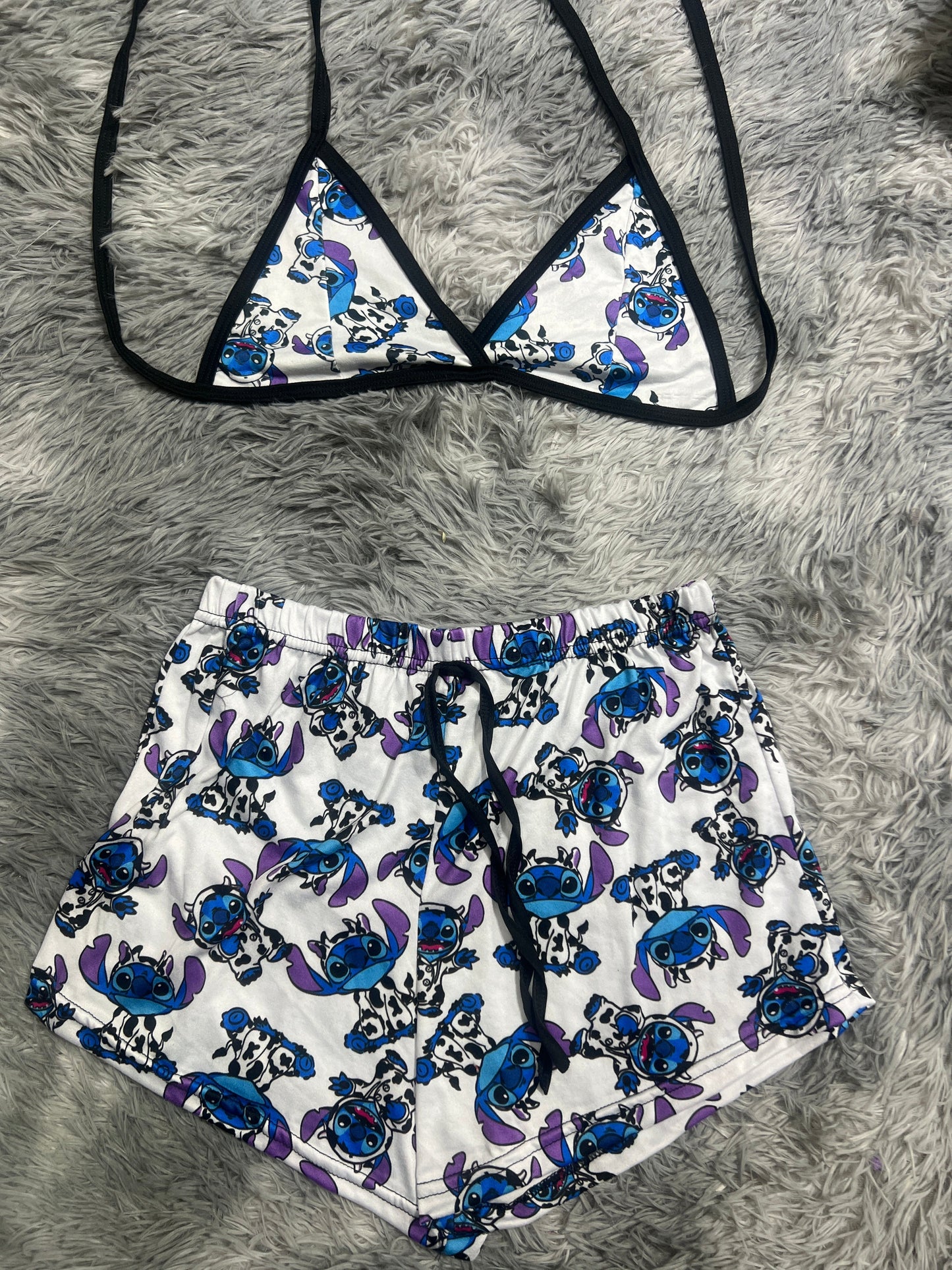 Stitch Cow Matching Top & Short - Fundies
