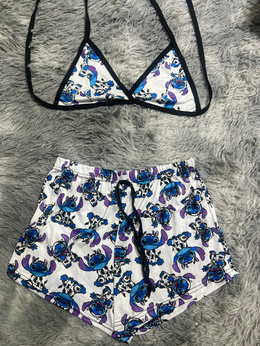 Stitch Cow Matching Top & Short - Fundies