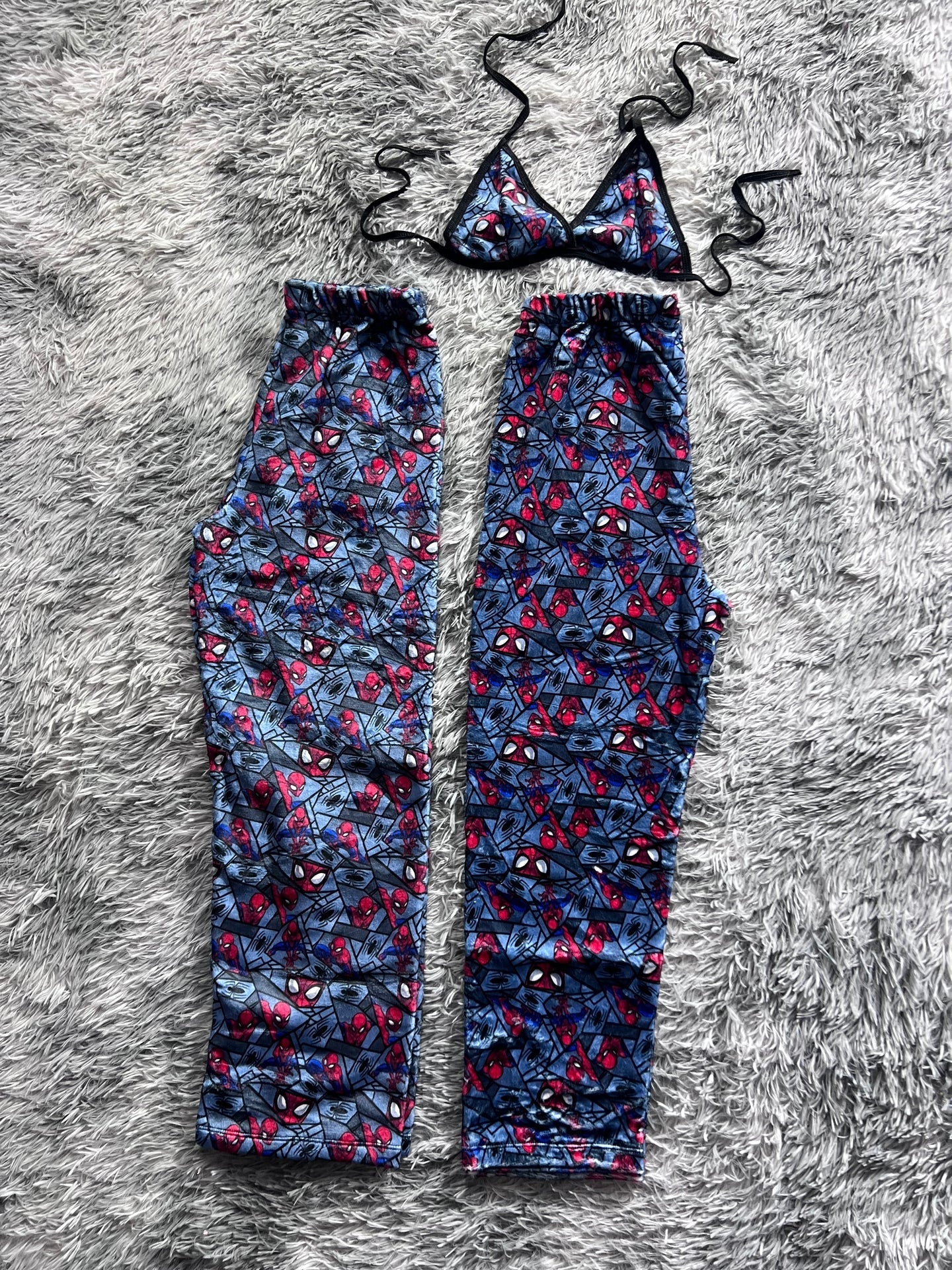 Spider-Man Fragments Matching Plushie PJs - Fundies