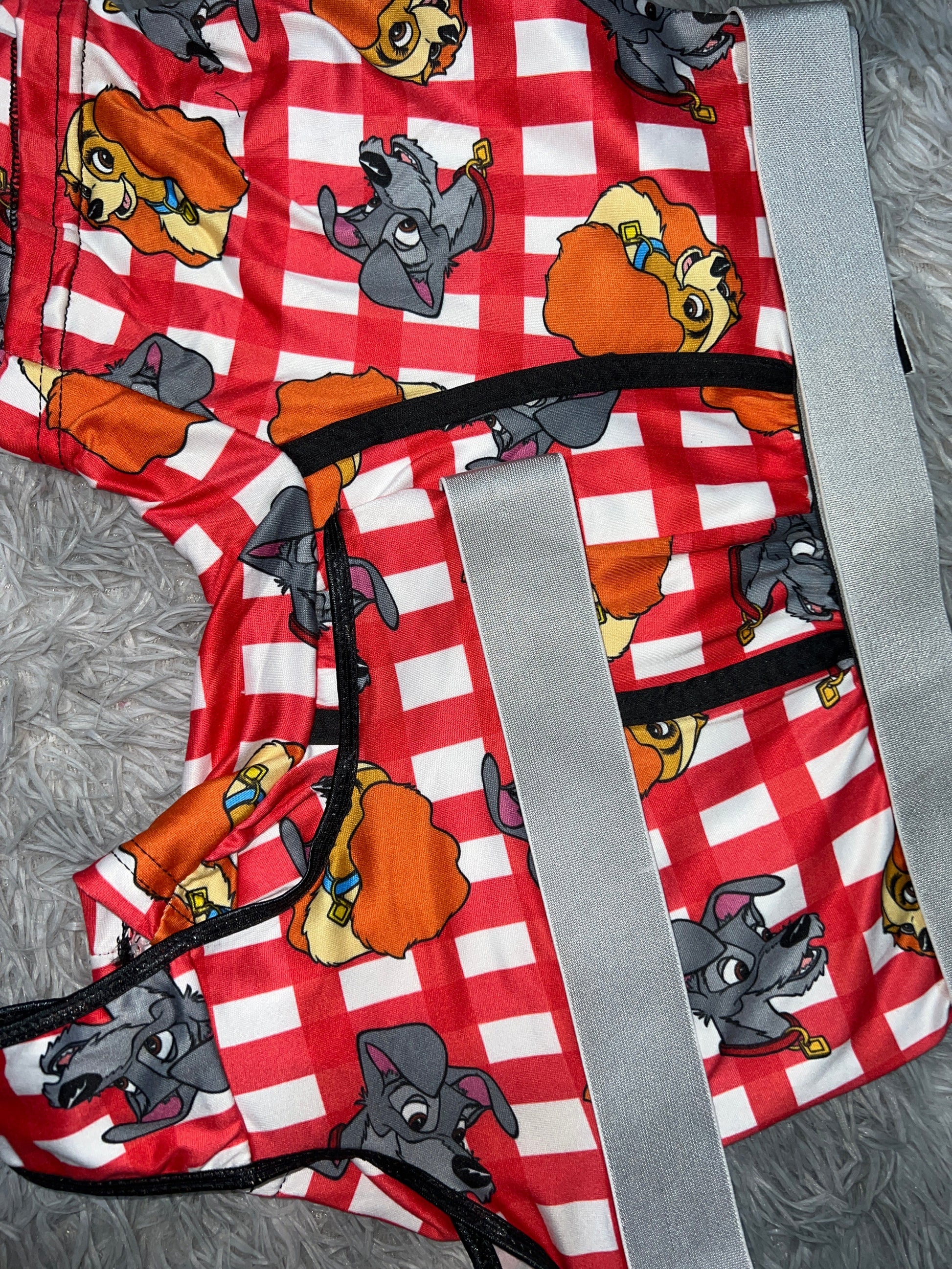 The Lady And The Tramp Duo Boxer One-size With Thong - Fundies