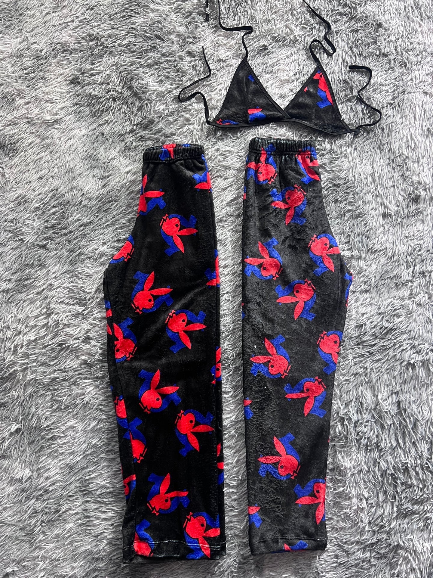 True Religion X Play Boy Matching Plushie PJs - Fundies