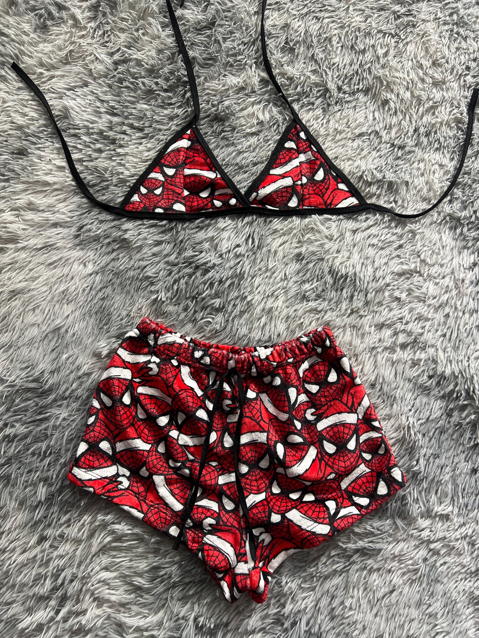 Spider-Man Christmas Matching Top & Short - Fundies