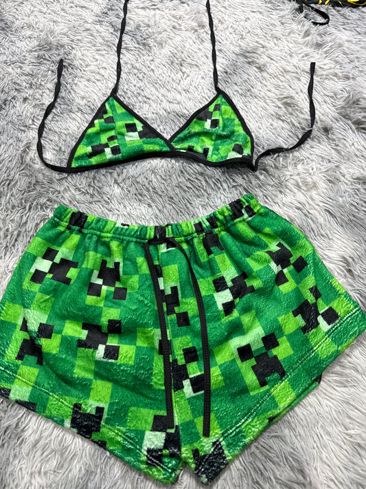 Minecraft Matching Top & Short - Fundies