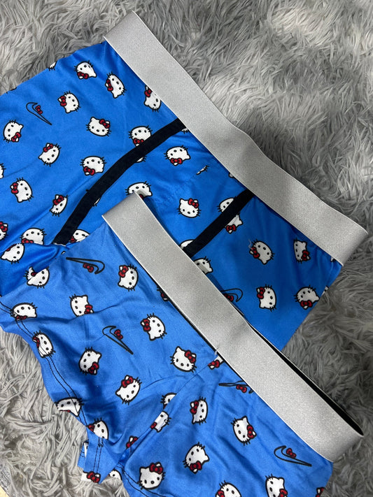 Hello Kitty Nike Blue Matching Boxers - Fundies
