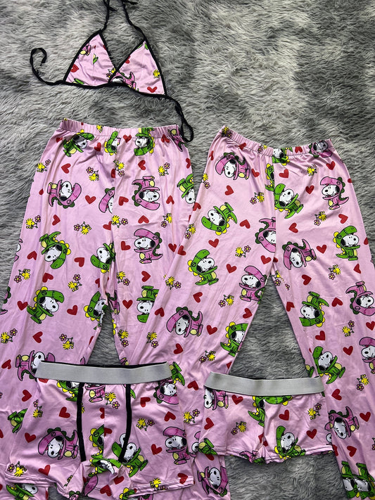 Snoopy Dino 5 Piece PJ - Fundies