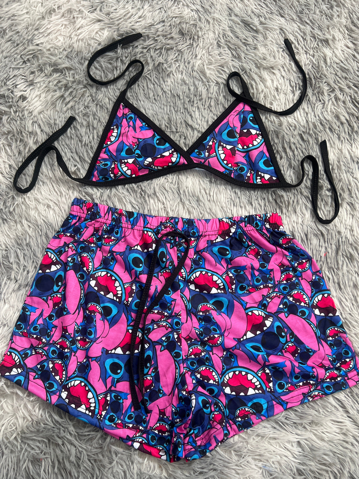 Stitch Laughing Matching Top & Short