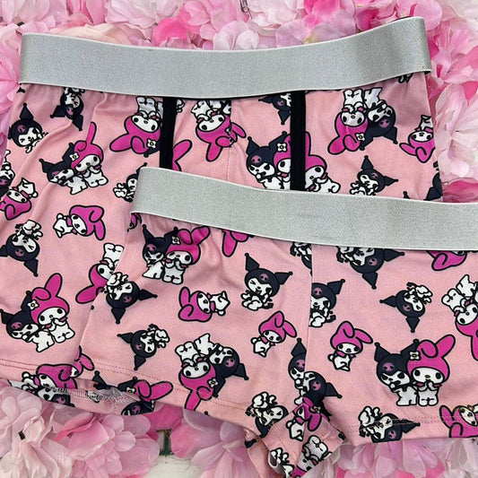 Melody and kuromi matching couples boxer underwear - Fundies