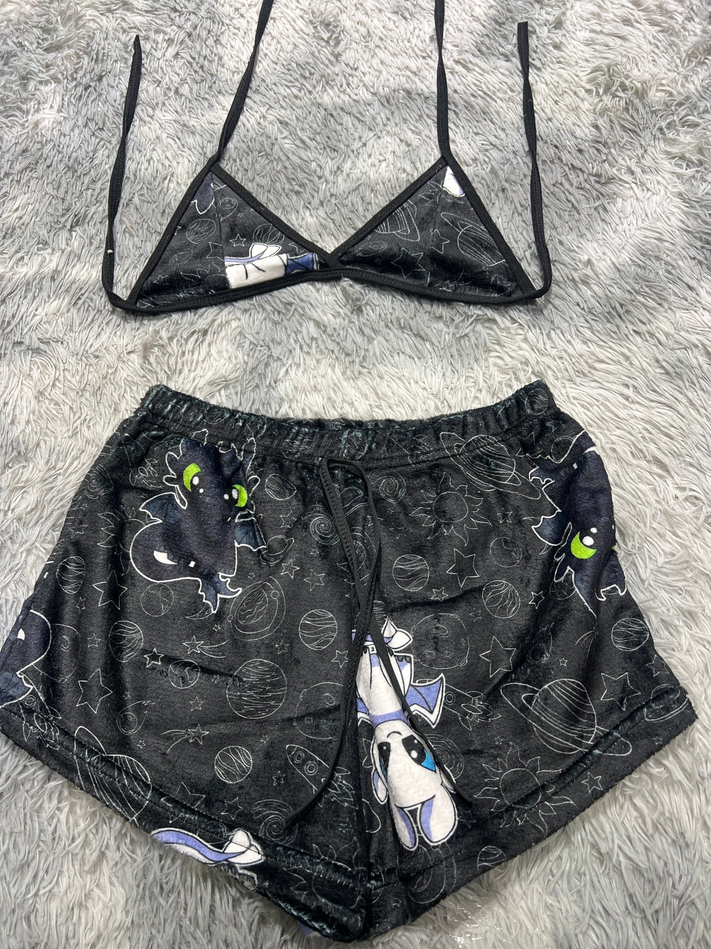 Toothless And His Girlfriend Afelpad Matching Top & Short - Fundies