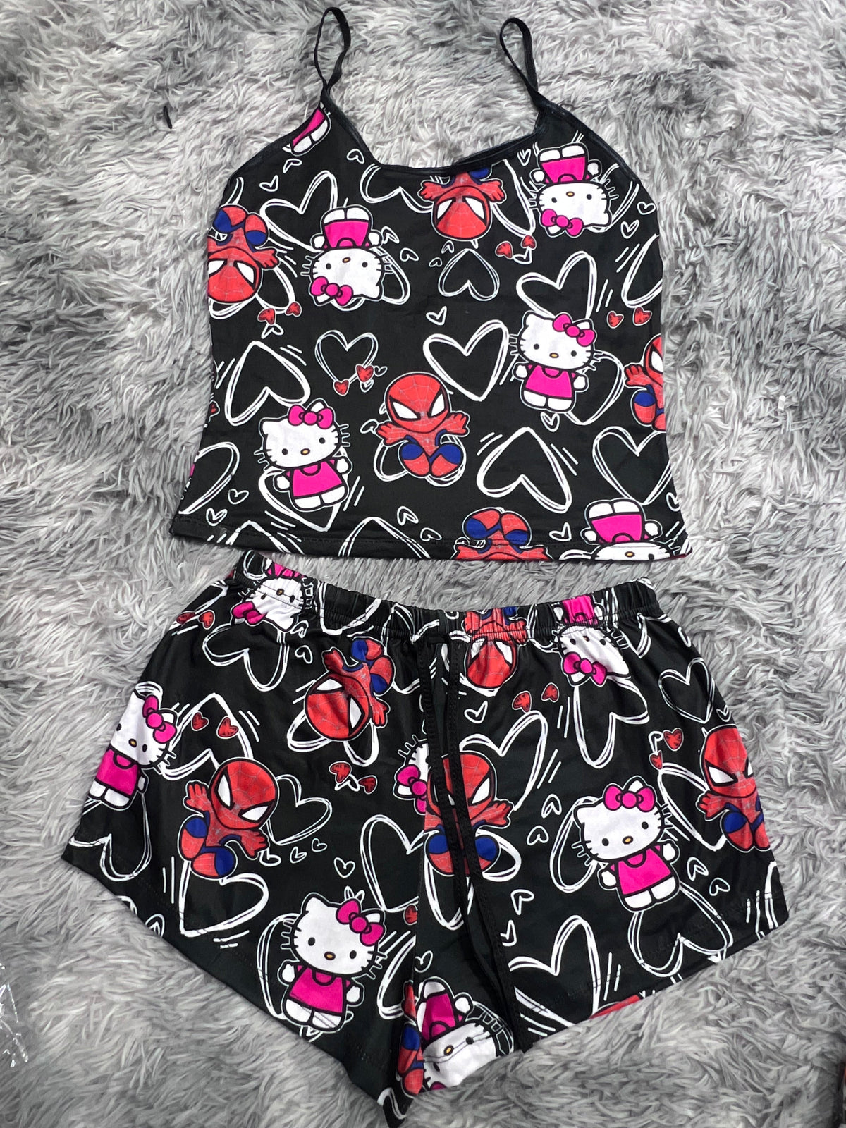Spider Kitty Women's Pajama Set