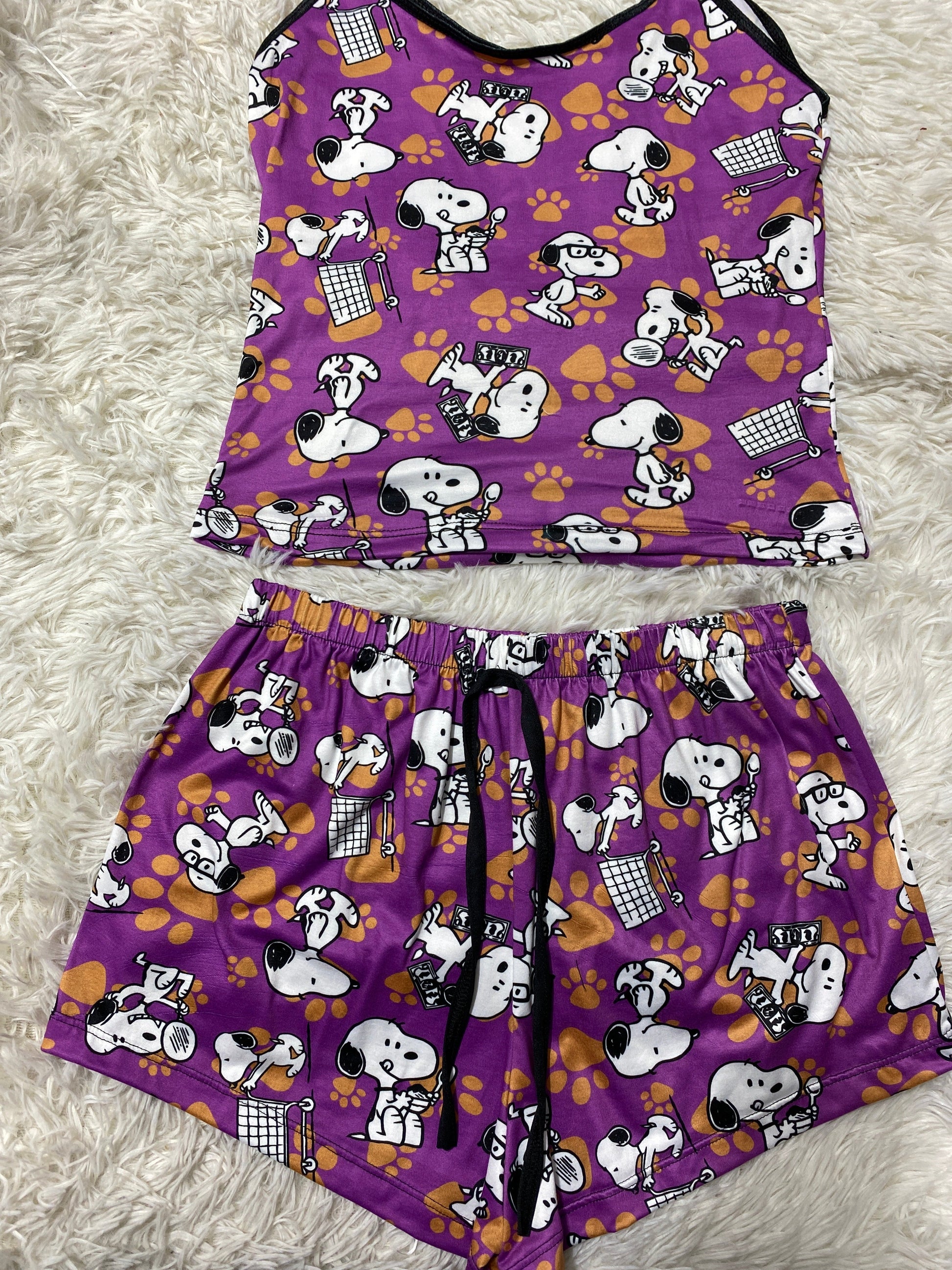 Snoopy Little Paw Prints Women's Pajama Set - Fundies