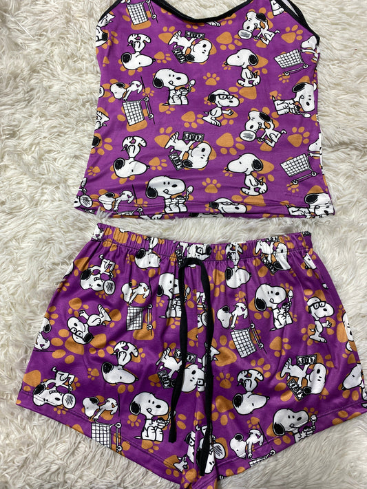 Snoopy Little Paw Prints Women's Pajama Set - Fundies