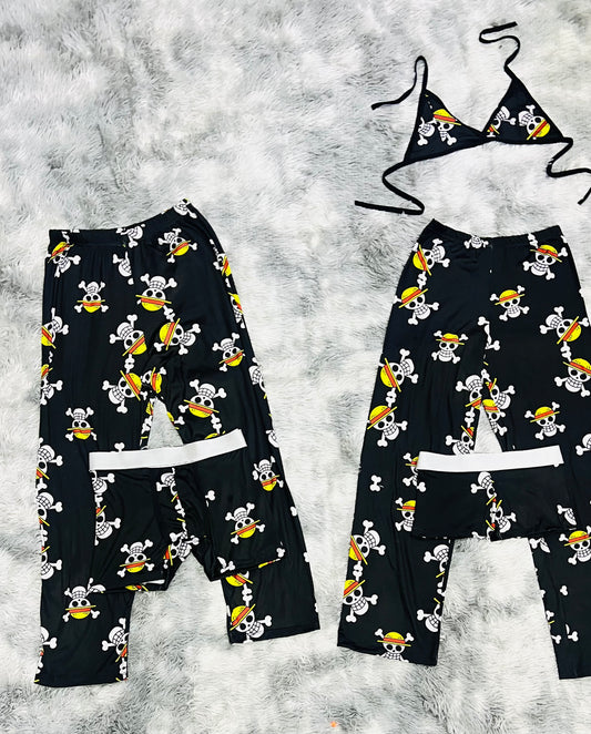 One Piece 5 pcs pajama duo