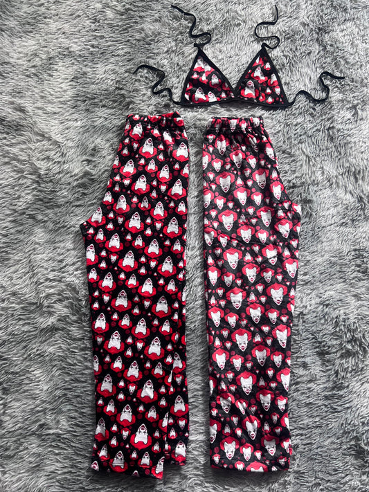 It Face Hallowen Matching Plushie PJs